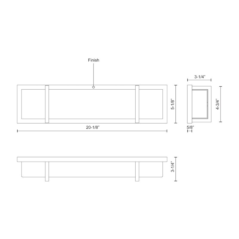 Alberni 1 - Light LED Bath Bar