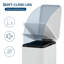 Stainless Steel Step Trash Can with Soft-Close Lid, 13 Gallon Slim Kitchen Garbage Bin-120893250