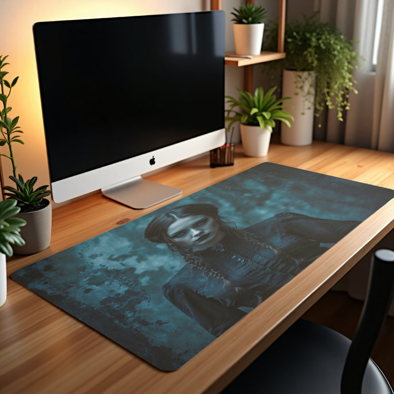 Polyester Desk Pad, 31.5x15.5