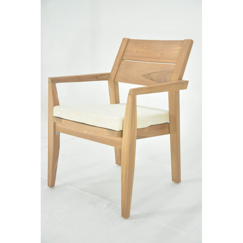 Vellore Outdoor - Piece Teak Dining Set, 52" L x 52" W x 30.5" H, 2