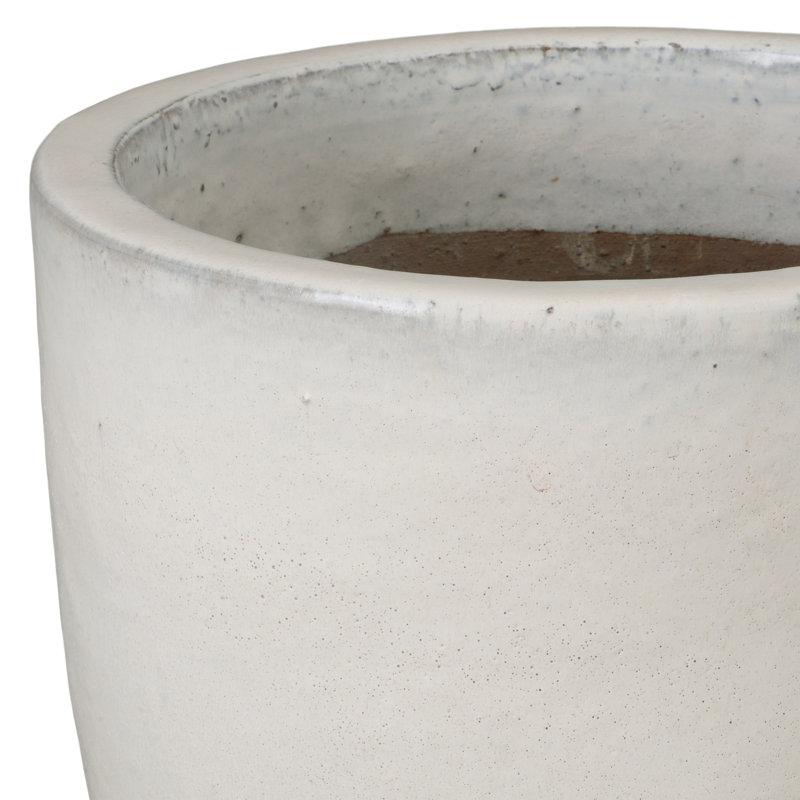 PLATEAU ROND LG BLANC 23X20 "H, H 11 po x l 12 po x P 12 po