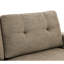 Large style contemporain de 67,7 po, revêtement, chameau, matériau de conversation Mid-Century moderne, couleur chameau, tache de thé