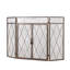 4 Double Door Iron Fireplace Door
