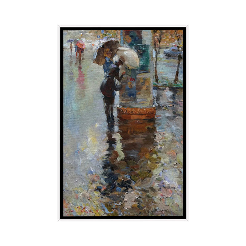 Rain In Kyiv by Igor Zhuk - Painting on Canvas