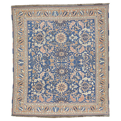 High-Quality Hand-Knotted Blue And Multi Area Rug
