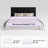 Cleo Modern Velvet Upholstered Platform Bed with Headboard, No Box Spring Needed-1138839784-1133392924