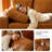 L-Shaped Sectional Sofa Couch, 5-Seater Modular Couches With Deep Seat, Cloud Sofa For Living Room, Office-Brown
