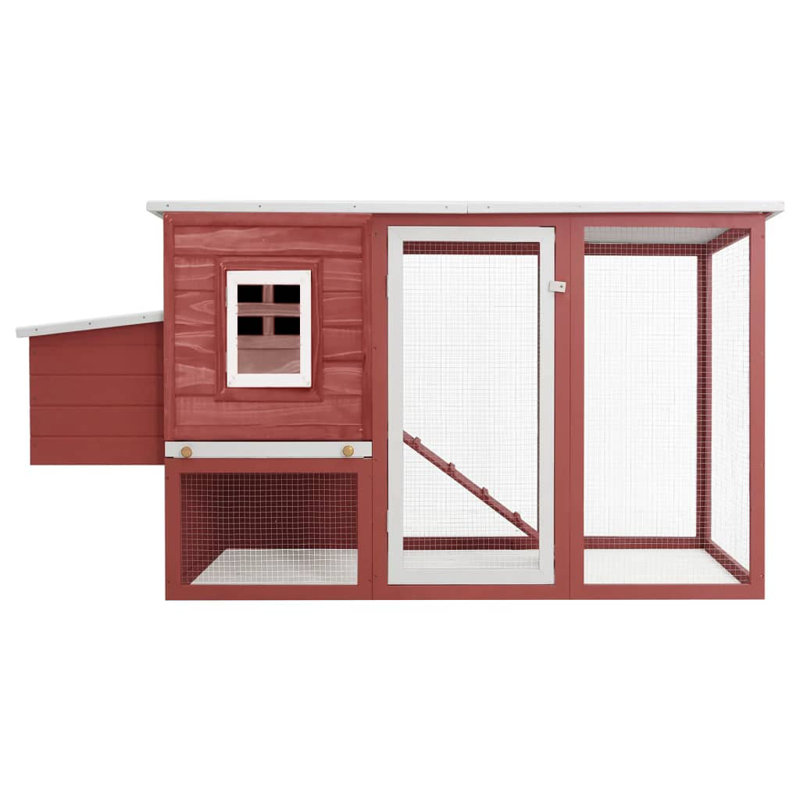 Rasen Rabbit Hutch, Red