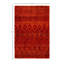 Tapis unique en laine 4 pi 0 po x 6 pi 1 po Huckstep
