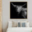 Realistic Black And White Highland Cow Photography Print by Oliver Gal-69850864-69850861