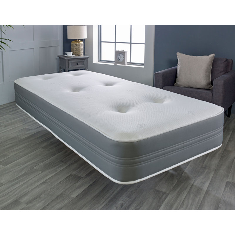 Abye White Noise Open Coil Mattress, Small Single (2'6)