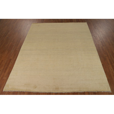 Tapis doré moderne 8 po Gabbeh