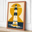 Lighthouse at Sunrise Coastal - Wrapped Canvas-664524595-664524602