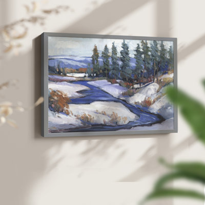 «First Snow I», reproduction encadrée