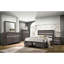Lit à panneau contemporain avec tiroirs - Mobilier de chambre à coucher élégant-354032395-354032432