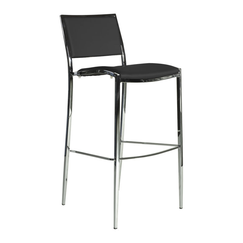 Tabouret 29,5 ", Siège noir