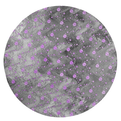 Chenille Polka Dots Indoor Rug