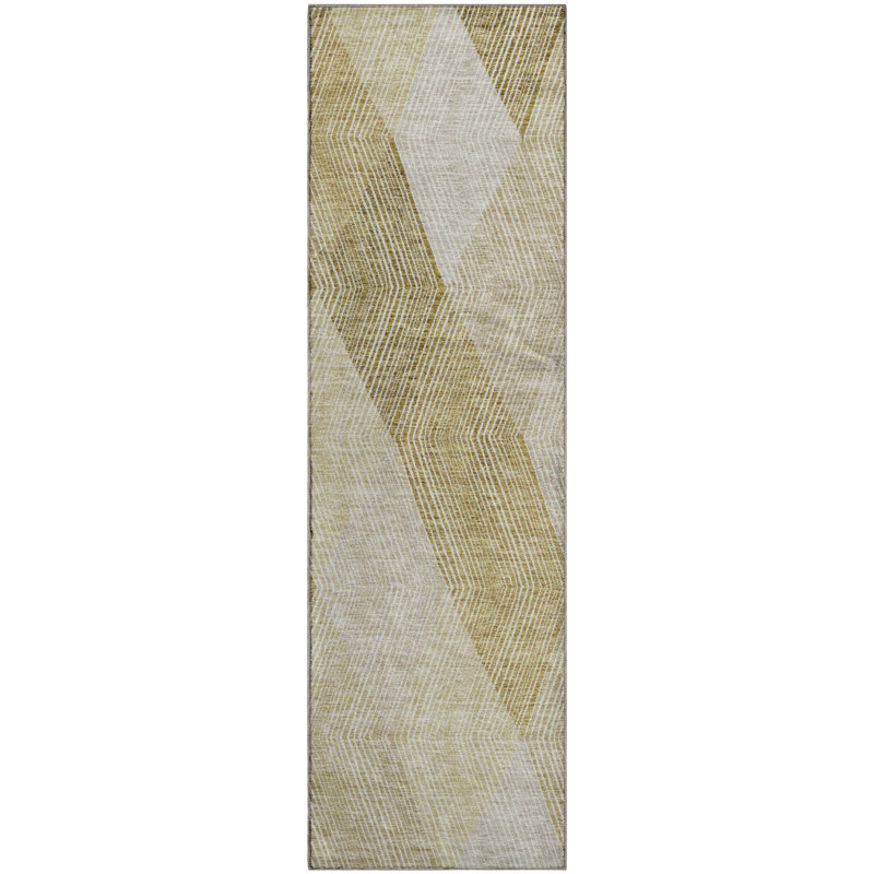 Premium Machine Washable Prisco Ivory Rug, Runner 2'3" x 7'6"