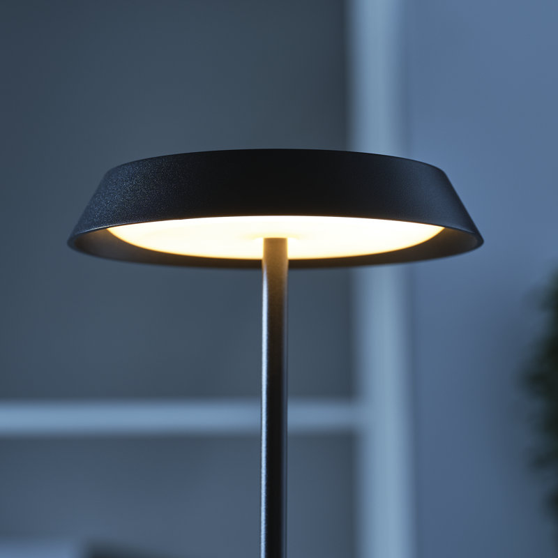 Tepa Short Accent Rechargeable Table Lamp, Black