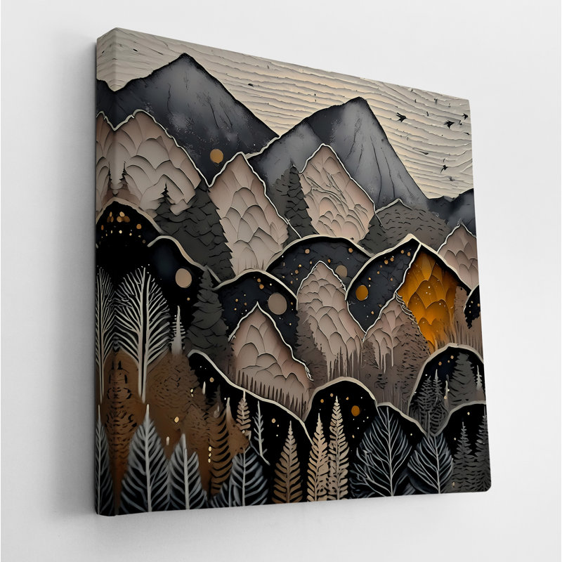 Midnight Forest, 42" H x 42" W