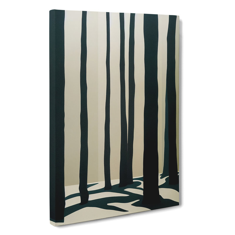 Eerie Forest No.2 - Wrapped Canvas Print, 50cm H x 35cm W, Wrapped Canvas