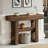 41.3" Console Table, 2-Tier Narrow Entryway Sofa Table with Storage