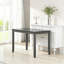 Table de salle à manger rectangulaire en bois avec pieds robustes-1385329992