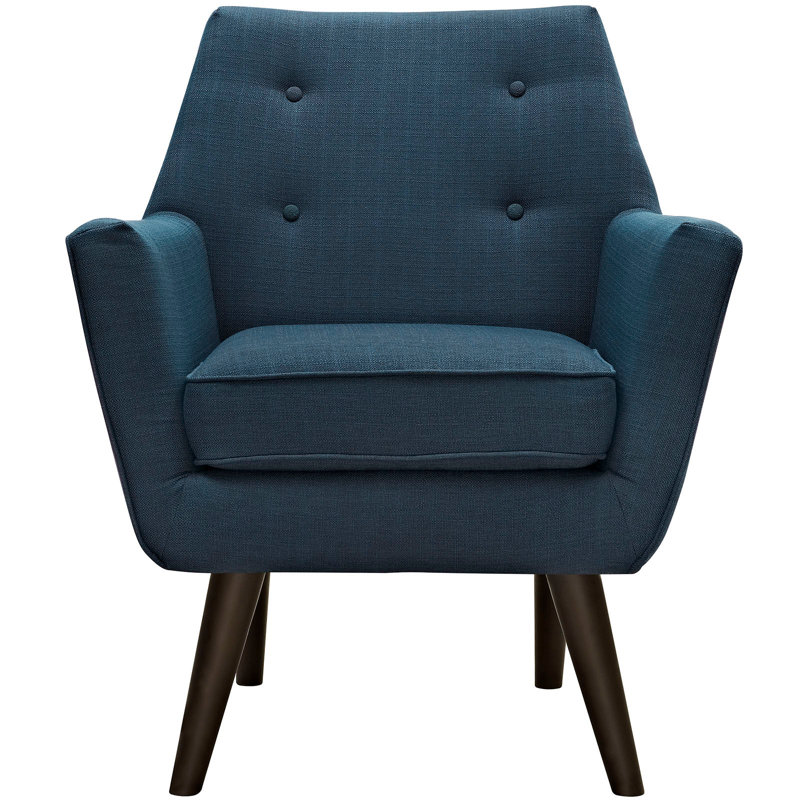 Upholstered Armchair, Azure