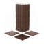 Carreaux de terrasse en plastique emboîtables-113414315