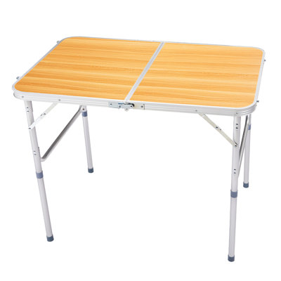 Outdoor Folding Table,portable,aluminum Alloy, Rectangular,for Family Reunions, Picnics, Camping Trips, Buffets Or Barbecues
