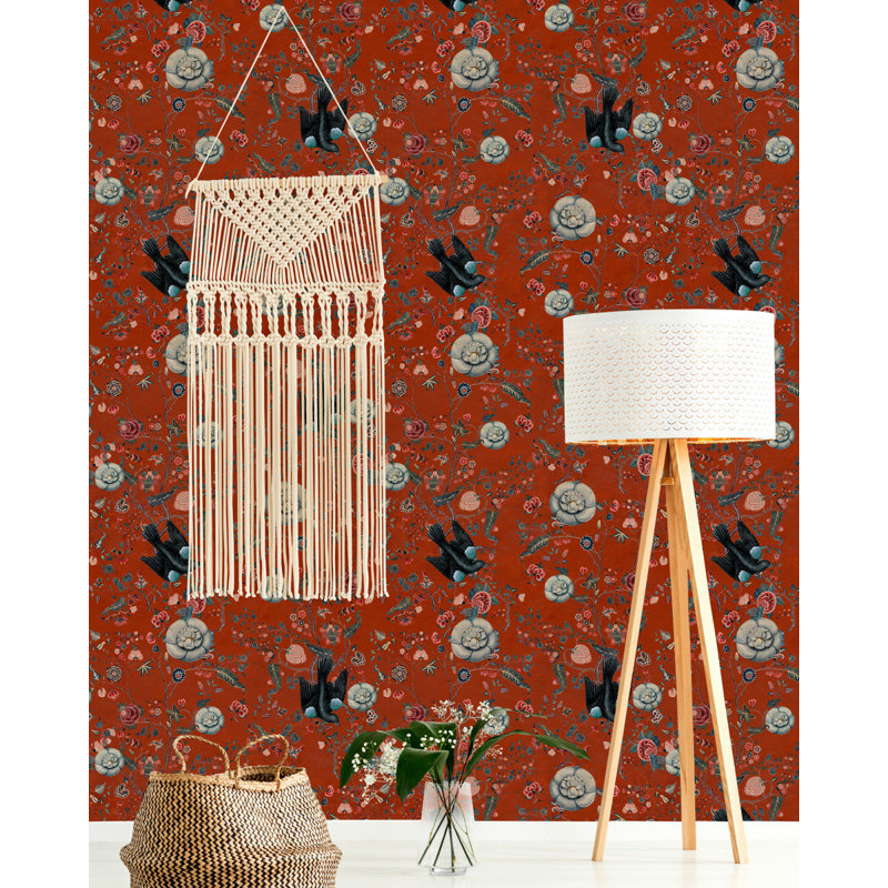 Hippie Spirit Floral Wallpaper Roll