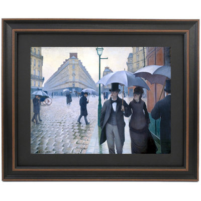 Paris Street; Rainy Day By Gustave Caillebotte