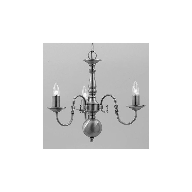 Roosevelt 3 - Light Geometric Chandelier, Gunmetal