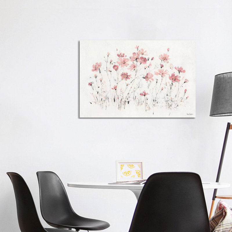 Wildflowers Pink I by Lisa Audit - Wrapped Canvas Print, 101.6 cm H x 66.04 cm W x 1.91 cm D