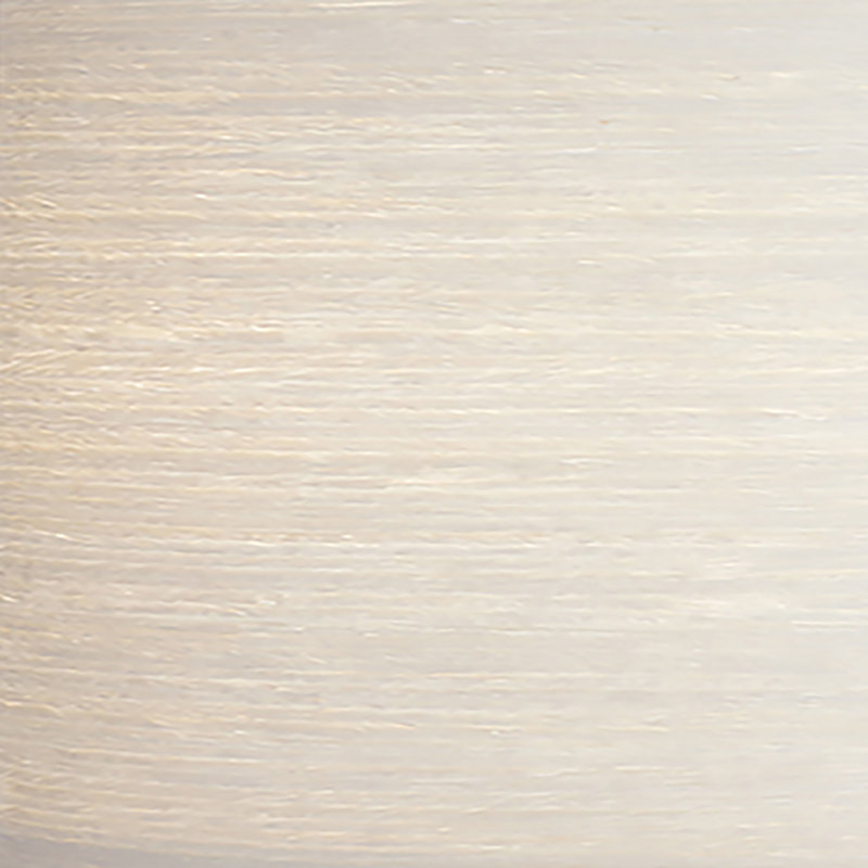 Lustre Mid-Century moderne Mid-Bowen, Placage blanc, H 14 po x l 23 po x P 23 po