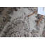 Tapis turc vintage Oushak beige avec des accents colorés, idéal comme pièce maîtresse de salle à manger ou cadeau unique