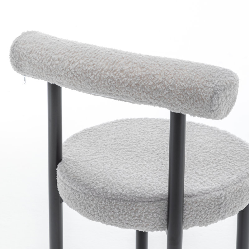 Ensemble de 2 chaises rembourrées Contemporary Chic, Grey