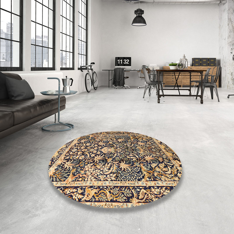 Saturna Oriental Indoor Rug, Round 6'