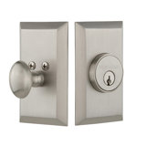 Nostalgic Warehouse Studio Plate Single Cylinder Deadbolt