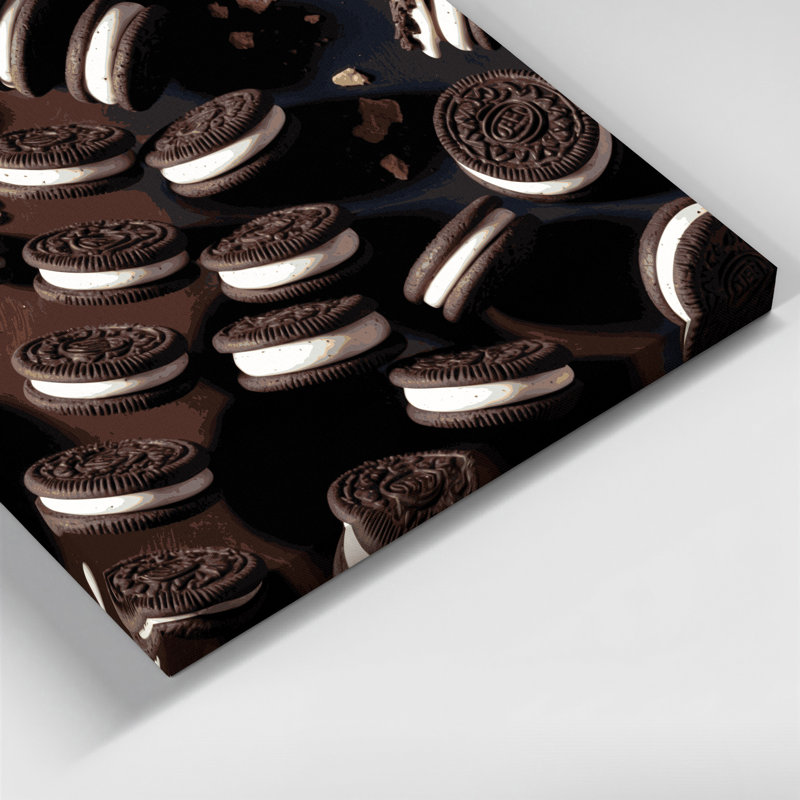 Art mural sur toile Desserts Oreos, H 11 po x l 14 po