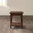 Eftim Solid Mahogany End Table