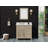 Ronnie 36" Single Vanity With White Carrara Quartz Top, Pre Assembled