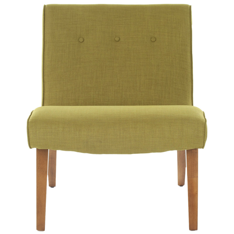 Fuse Upholstered Slipper Chair, Sweet Pea Green