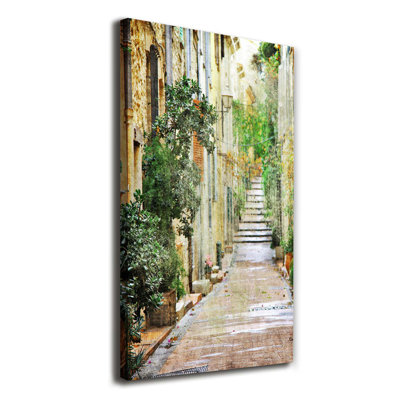 Italian Streets - Wrapped Canvas Print