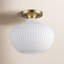 Plafonnier semi-encastré 1 lumière 12 po Collina-66203356