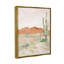 Cactus Plants Dry Desert Scene Distant Cliff par Lanie Loreth - Peinture-75750156-75750158