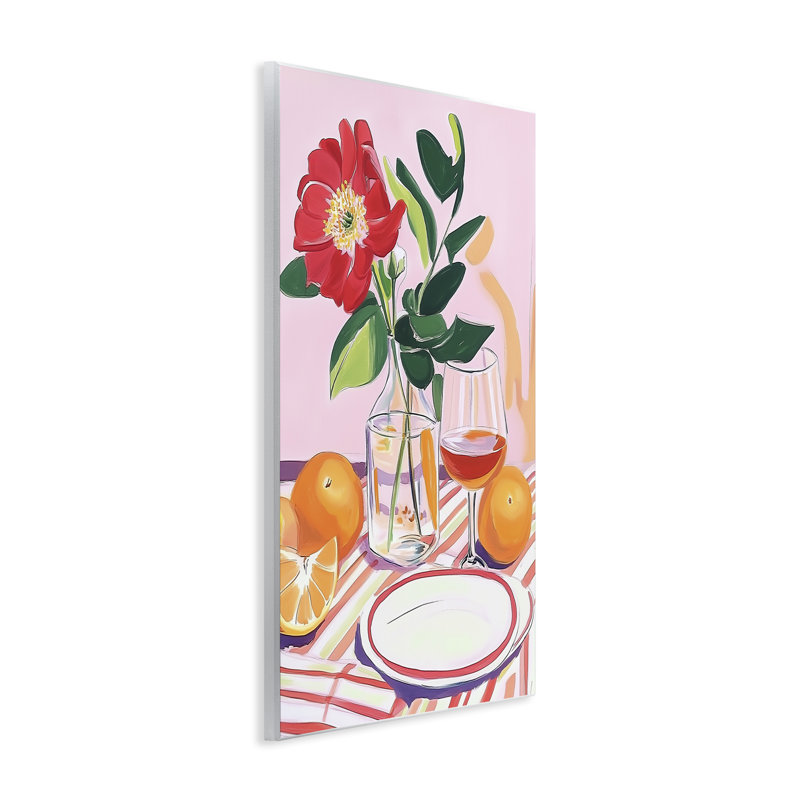 Plaque de table pastel de couleur pastel, design par Andreas Magnusson, H 15 po x l 10 po