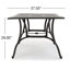 Rectangular Outdoor Dining Table , 67.5 " W 37.5 " D