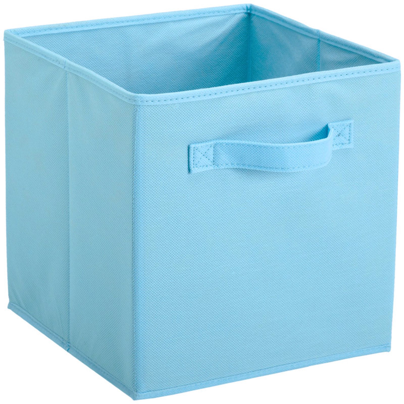Tiroir en tissu Cubeicals, Bleu pâle, Ensemble de 2