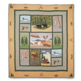 Courtepointe réversible simple Lodge Fever